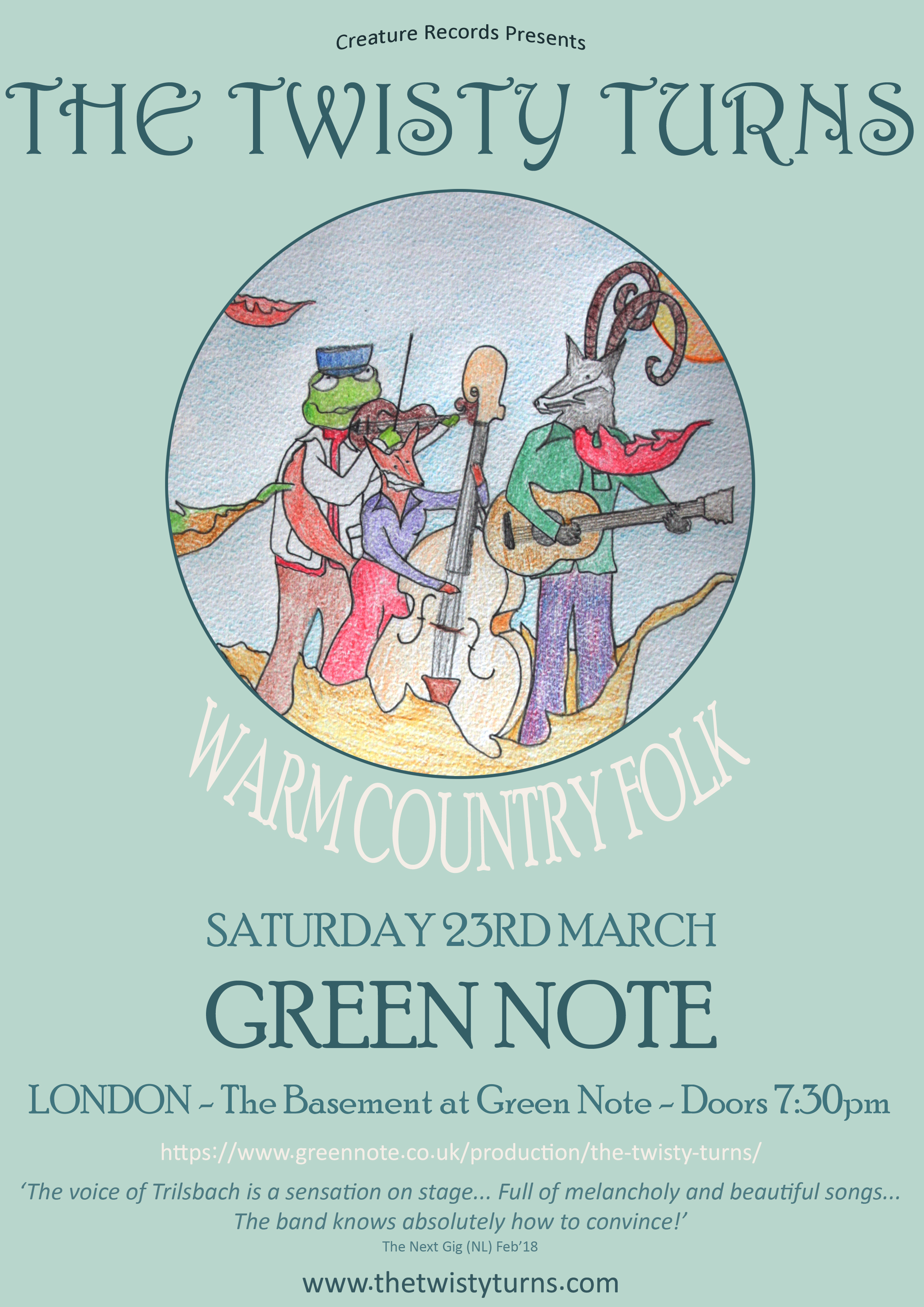 23rd march 2019 green note